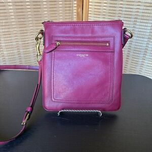 Coach Red Legacy Collection Crossbody Bag